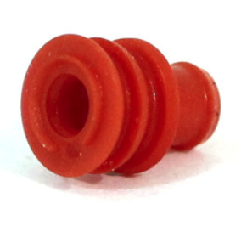 281934-3 Amp SuperSeal 1.5 Cable Seal Red 16-14 Bag of 25 - Click Image to Close